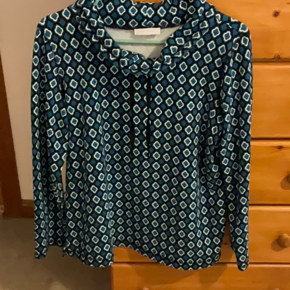 Talbots top green/teal size M